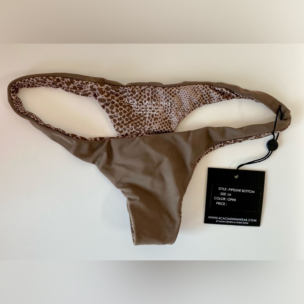 Acacia Swimwear Pipeline Bottom in Opihi (M)